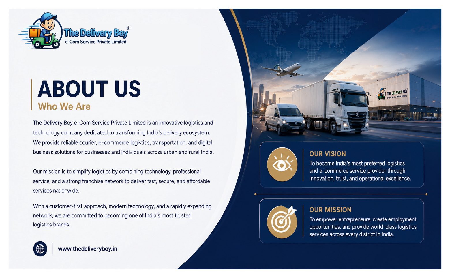 Brochure page 2 - About Us