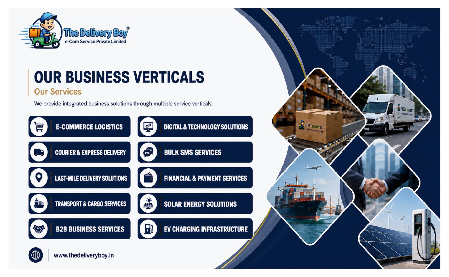 Brochure page 3 - Business Verticals